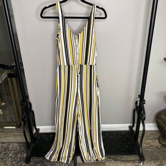 NEW Striped Jumpsuit - Picture 1 of 4